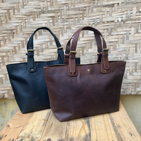 Borsa tote in pelle da donna regalo di San Valentino con fodera