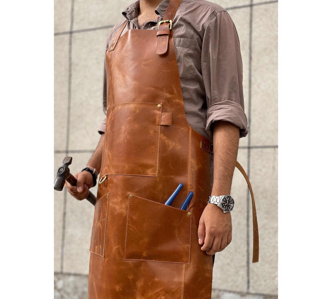 パーソナライズされたレザーエプロン バーベキュー鍛冶屋、木工