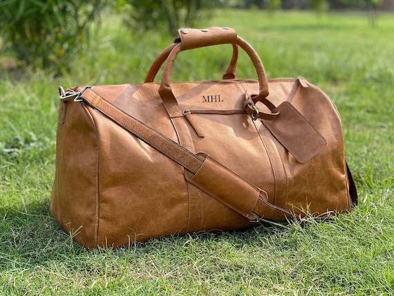 Personalized mens top travel bag