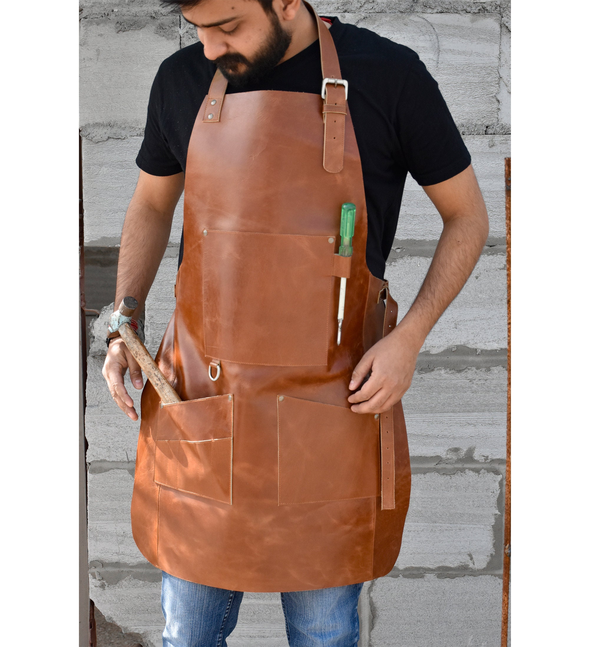Care Bears Leather Apron For Men Personalized Blacksmith Woodworking With Pockets A Quality 