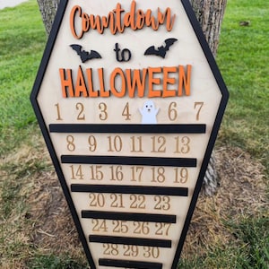 Halloween-Countdown-Zeichen