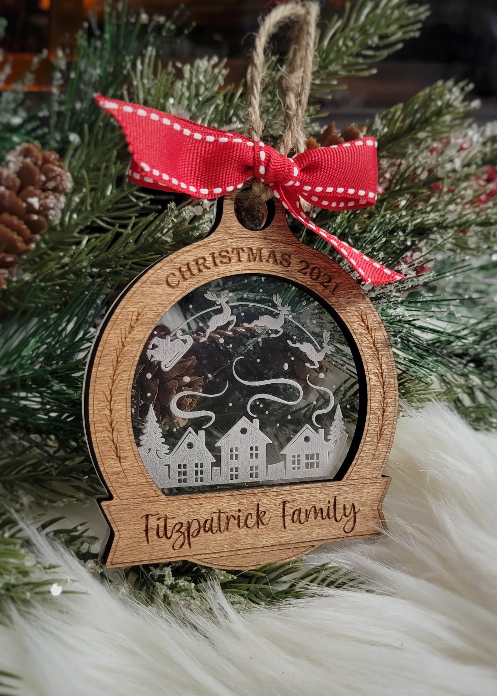 Personalized Family Ornament - Etsy