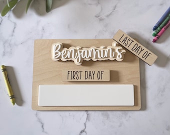Back to School Acrylic dry erase board interchangable