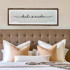 Personalized Wedding Song Lyric Wood Sign