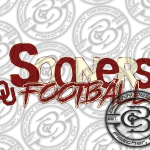 Sooners doodle design, Digital Design, PNG image, JPEG, Sublimation Design