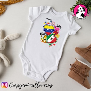 Vénézuélien né aux États-Unis Mexicain Body pour nourrisson mono bebe cadeau parfait pour le Venezuela vénézuélien Caracas Valence Maracaibo bébé