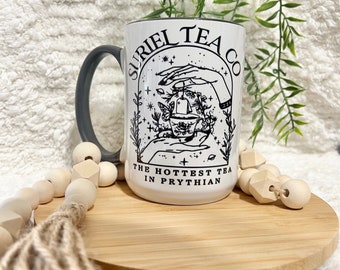 tea co mug | tea co cup / bookish mug /  coffee mug/ ceramic coaster