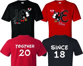 Soul Mate Shirts Etsy Couples funny shirts are always a trend. soul mate shirts etsy