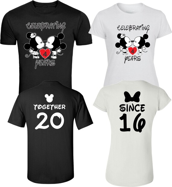 Together Since Couples Shirts Tee For Couple Gift T-Shirt White - Shop Hipster W