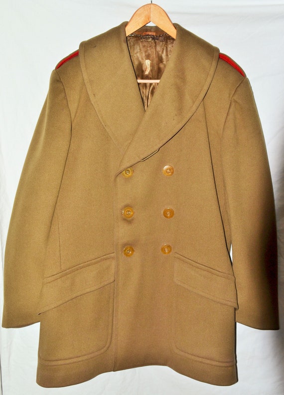 Vintage World War II Officer's Field Overcoat