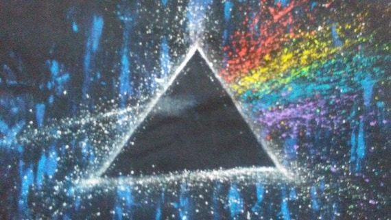 Retro Splatter Pink Floyd The Wall T-Shirt - image 1