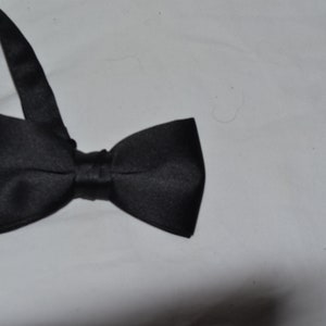 Retro Black Bow Tie