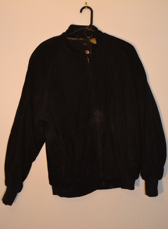 Vintage 80s Bill Blass Leather Jacket