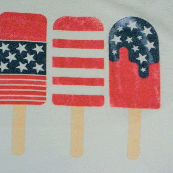 Retro American Flag Popsicle T-Shirt