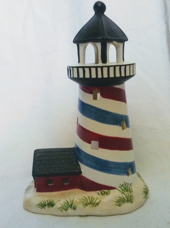 Vintage Yankee Candle Lighthouse Candle Holder Etsy