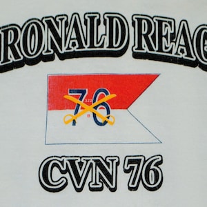 Retro USS Ronald Reagan T-Shirt