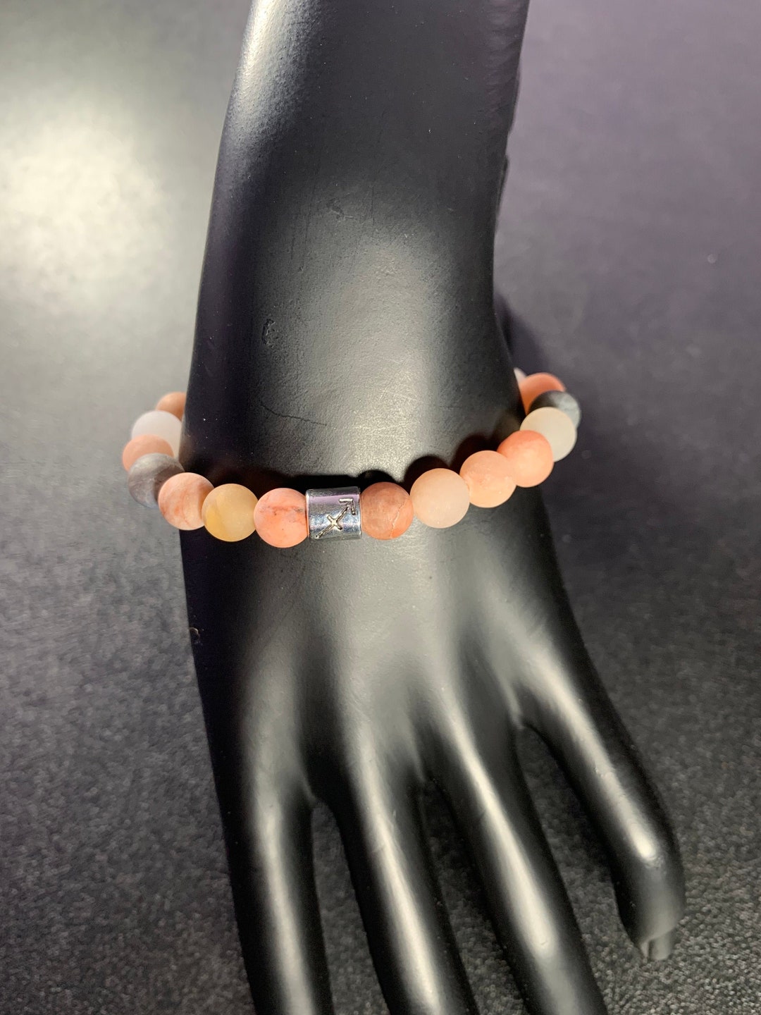 Sagittarius Zodiac Sign. Multimatte Moonstone Gemstones. Very