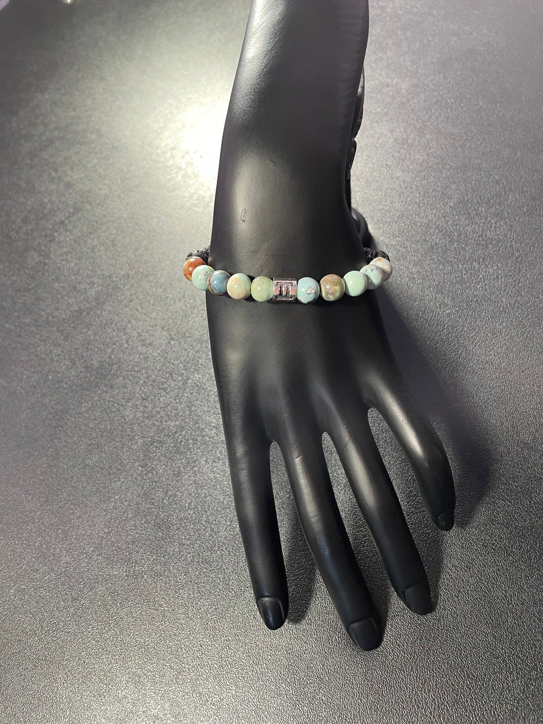 Aqua Terra Gemstones and Chakra Lava Stones Gemini Zodiac Sign Etsy