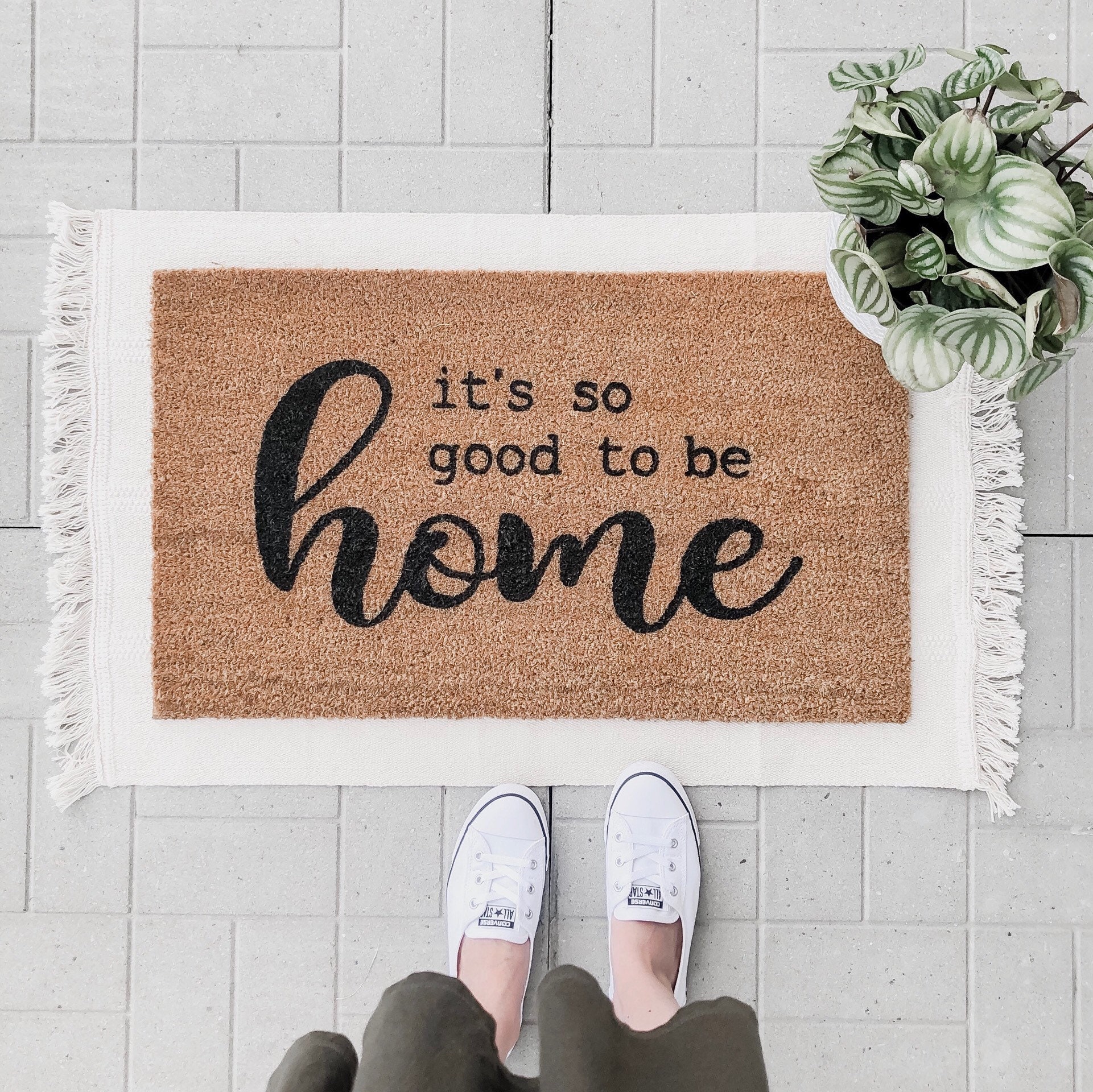 It's so Good to Be Home Doormat Door Mat Porch Home Etsy