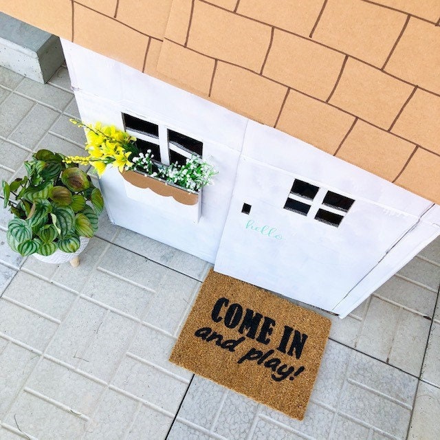 Playhouse Doormat Outdoor Playhouse Mat Childrens Door Mat Etsy Australia