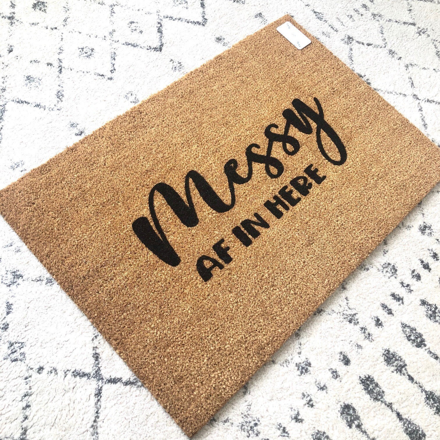Messy AF in Here Doormat Parent Doormat Mat Etsy UK