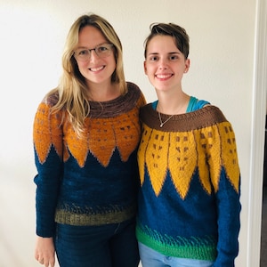 Sunflower Sweater Knitting Pattern