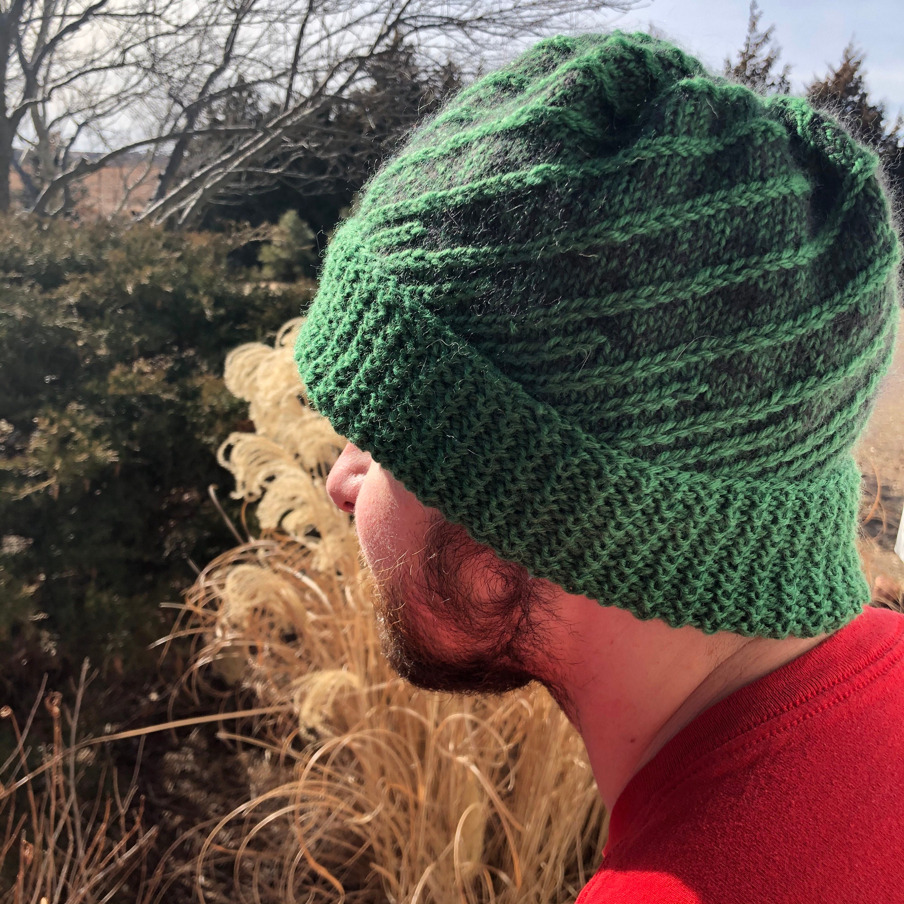 Armatron Beanie Knitting Pattern