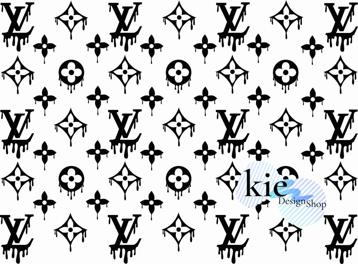 LV Inspired Louis Vuitton Background Svg Pdf Eps Png Dxf Etsy