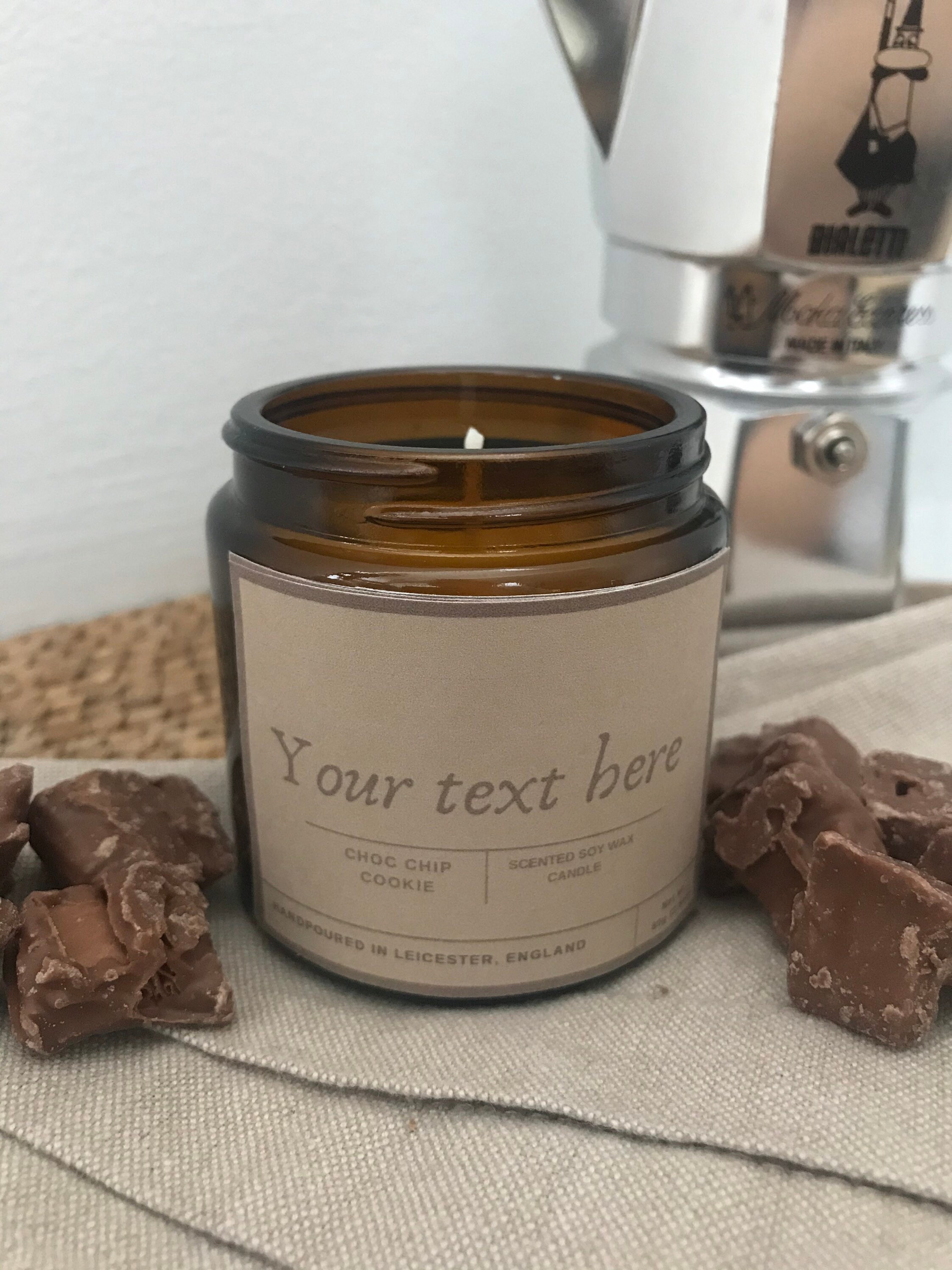 Personalised 150g Soy Wax Candle Home Décor Home & Living