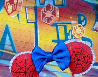 Spider Man Mickey Ears | Avengers Mickey Ears | Web Mickey Ears | Disney Ears | Mickey Ears