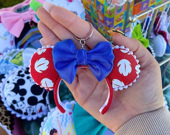 Lilo & Stitch Mickey Ear Keychain | Mickey Keychain | Mickey Ears | Disney Keychain | Disney Ears