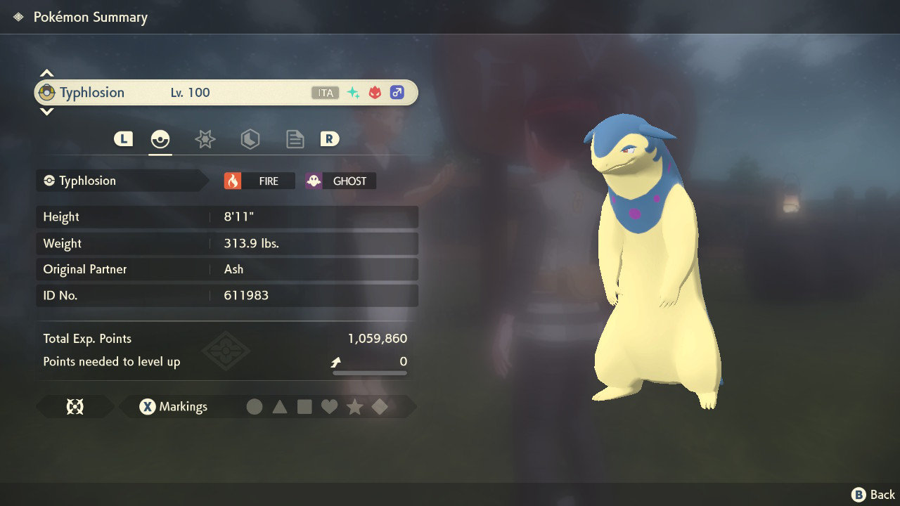 life size typhlosion plush