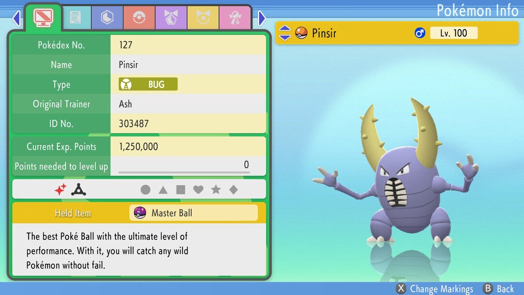 Shiny Pinsir / Pokémon Brilliant Diamond and Shining Pearl / Etsy