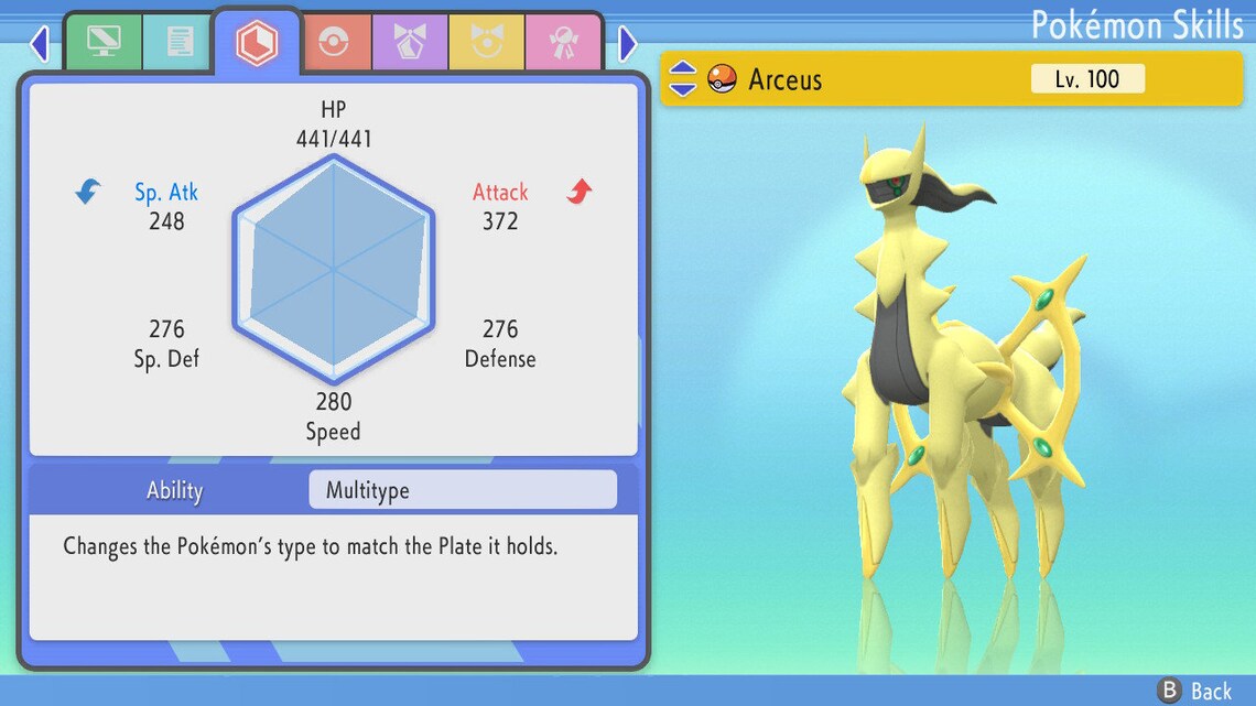 Shiny Azure Flute Arceus / Pokémon Brilliant Diamond and Etsy