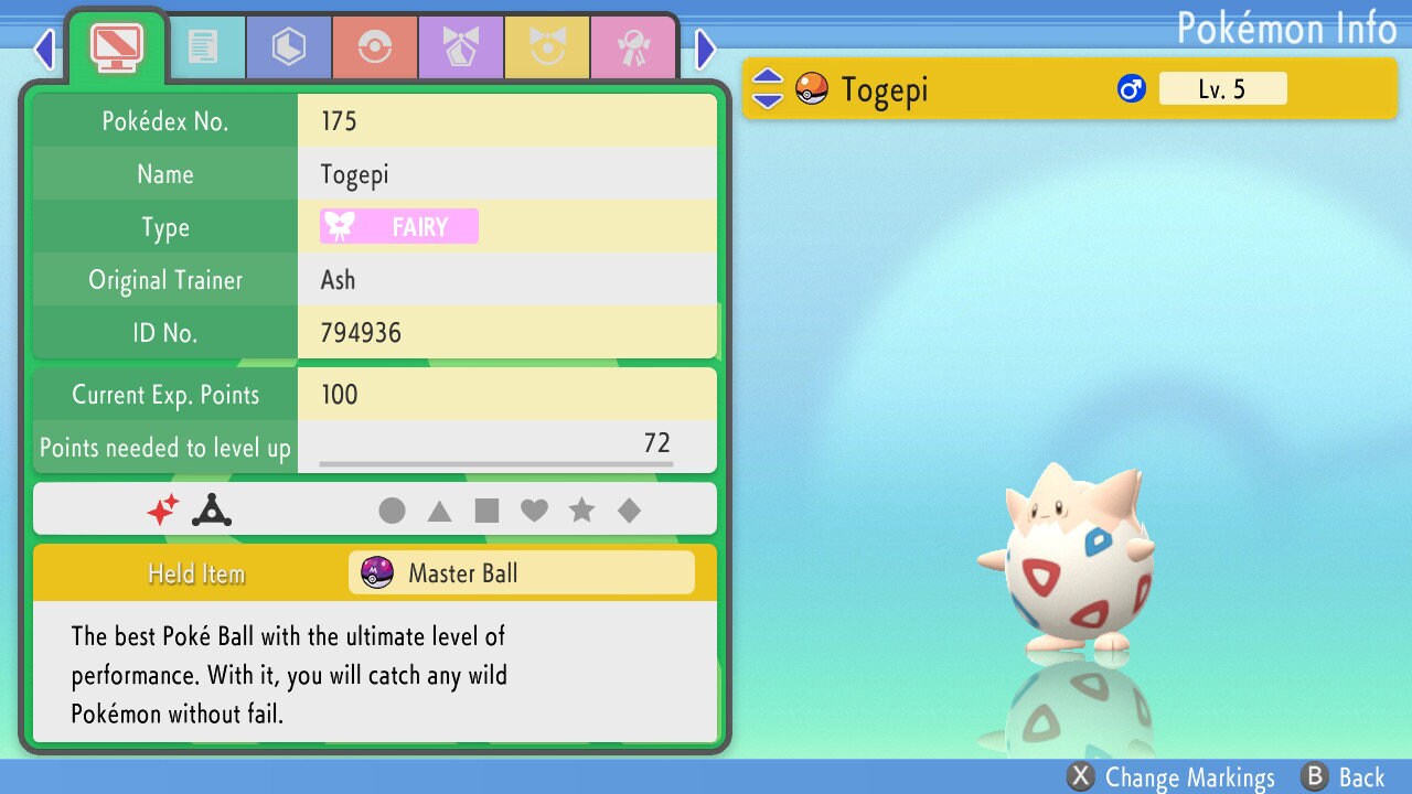 Shiny Togepi Vs Normal Togepi