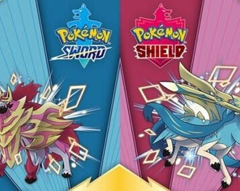 Pokemon Sword and Shield / Shiny Legendary Zacian & Zamazenta Combo / 6iv / Rare Event / Shiny Pokemon.