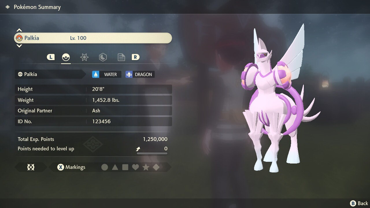 Pokemon Legends: Arceus / Palkia Non-shiny / Best Stats / - Etsy Finland
