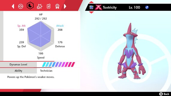 Pokemon Sword And Shield Shiny Gmax Toxtricity X2 And Etsy