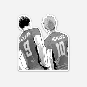 Volleyball Anime Middle Blocker and Setter Sticker