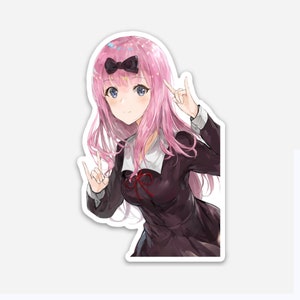 Fujiwara Chika Peeker - Kaguya-Sama  Pin for Sale by Kami-Anime