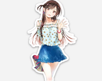 Chizuru Ichinose &quot;Date Outfit&quot; Rent a Girlfriend Kanojo Okarishimasu Sticker