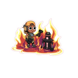 Valorant Raze This is Fine Spray, Valorant Spray, Jett Valorant Sticker, Valorant Spray Sticker, Valorant Meme Sticker