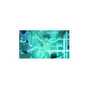 Momo Ayase Wakes up Psychic Powers Dandadan Anime Sticker, Anime Sticker, Manga Sticker