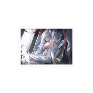 Nikke Cinderella &quot;Glass Princess&quot; Anachiro Crying Twin sticker , Nikke Goddess of Victory sticker, Anime & Manga Sticker, Gacha Game Sticker
