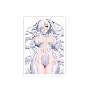 Nikke Cinderella &quot;Glass Princess&quot; Anachiro Lying Down Missionary, Goddess of Victory sticker, Anime & Manga Sticker, Gacha Game Sticker