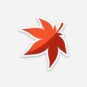 MapleStory Maple Leaf Sticker