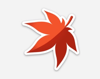 MapleStory Maple Leaf Sticker