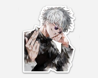 Strongest Sorcerer &quot;Come Here&quot; Sticker, Anime Sticker, Manga Sticker