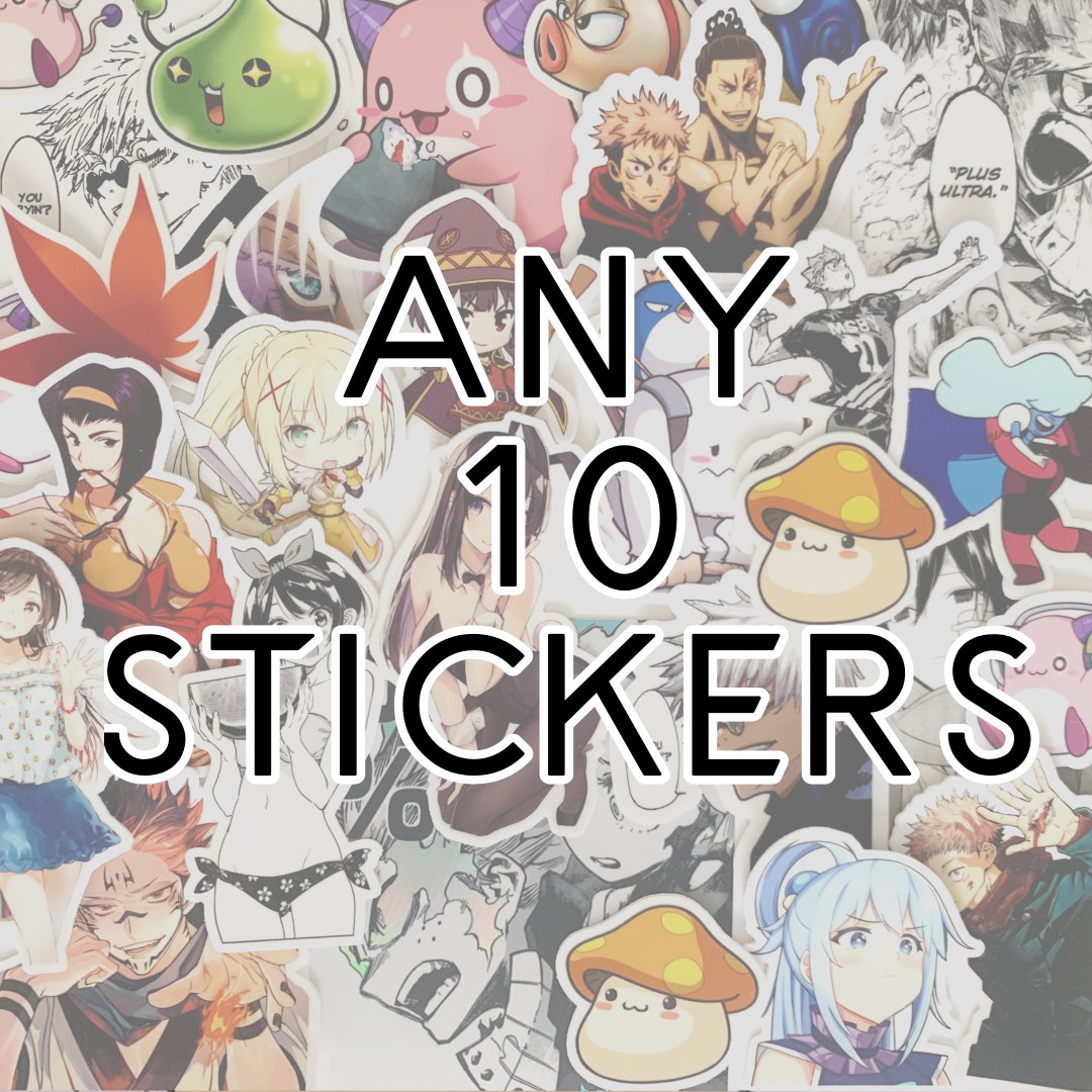 Buy Any 10 Sticker Pack, Sticker Pack, Choose Any 10 Stickers, Custom ...