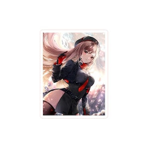 Nikke "Grim Reaper" Rapi with Sparking Sky, Goddess of Victory sticker, Anime & Manga Sticker, Gacha Game Sticker